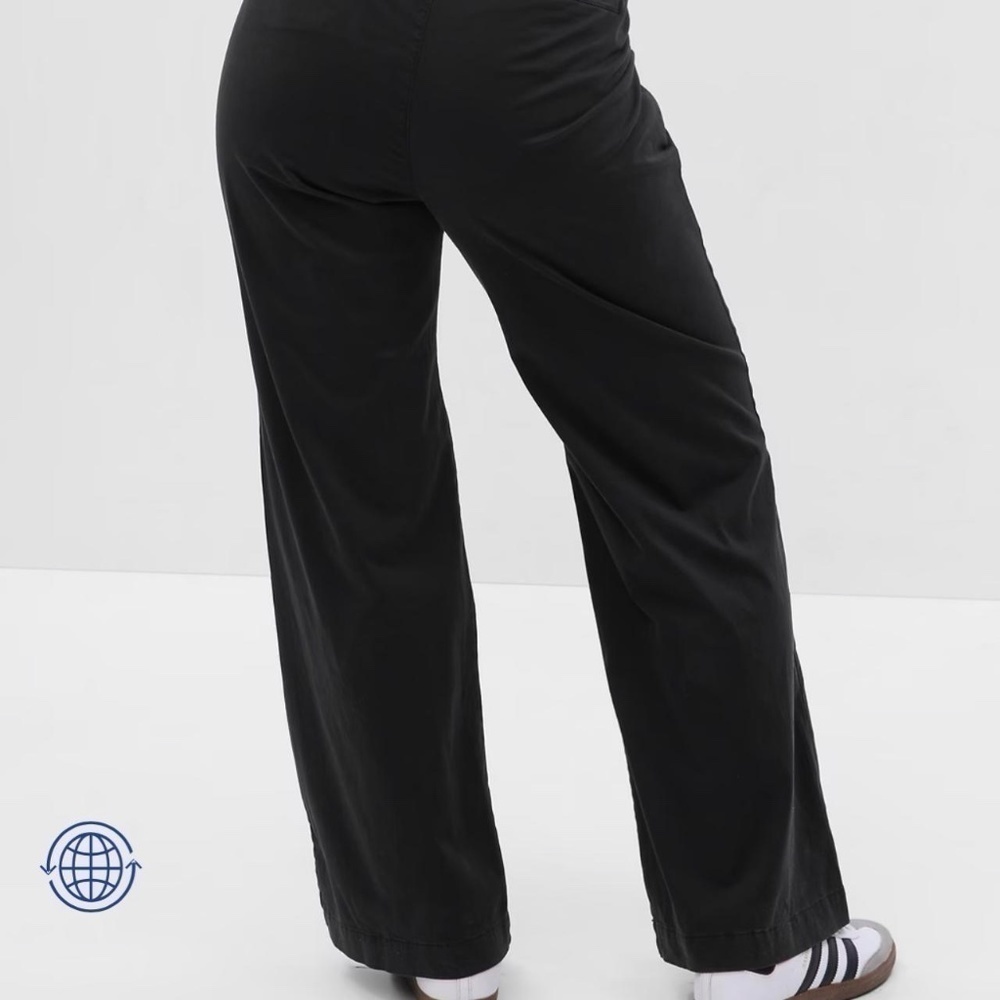 12 LONG Black Gap Flare Pants with Washwell